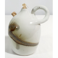 Keramiek olielampje, gesigneerd